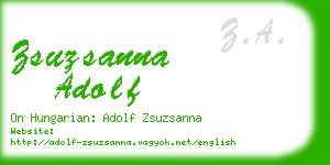 zsuzsanna adolf business card